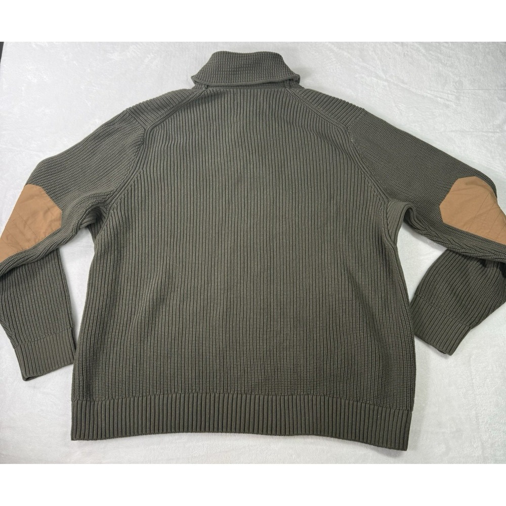Lot of 2 Duluth Trading Co Sweater Mens 2XL Shawl Collar Cotton Wool Elbow Patch - Picture 5 of 11